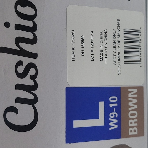 1981- 32 Degrees Heat Plush Cushion Slide Women's Size 9 - 10 Brown Color NWT - Picture 10 of 10